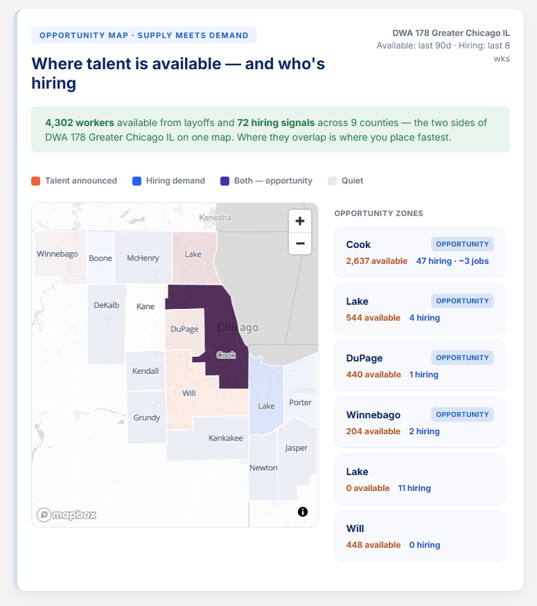 DemandWire Opportunity Map